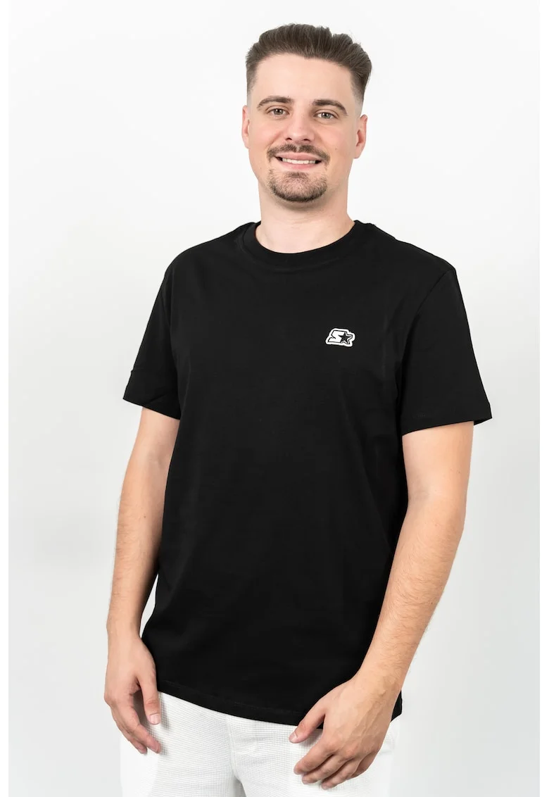 Tricou  WARREN, Negru, Negru