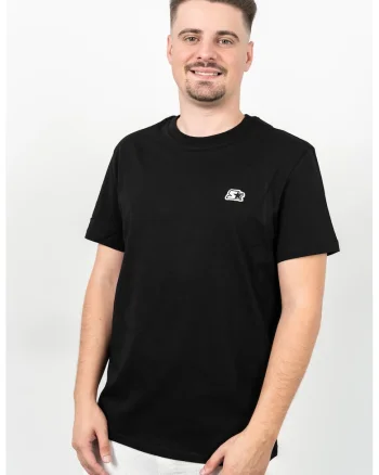 Tricou  WARREN, Negru, Negru