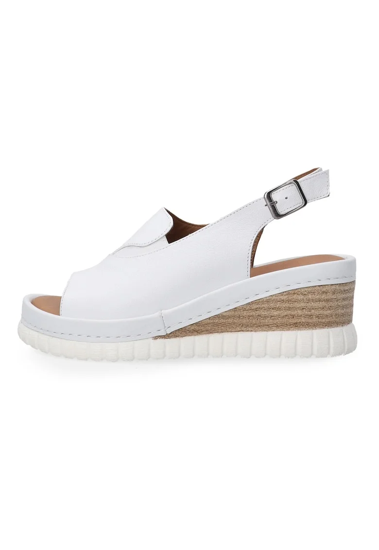 Sandale cu talpa wedge si catarama