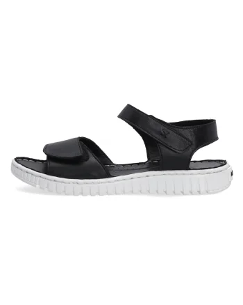 Sandale din piele cu inchidere cu velcro.