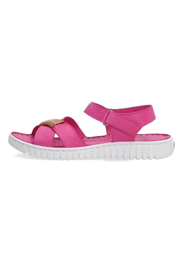 Sandale din piele cu inchidere cu velcro