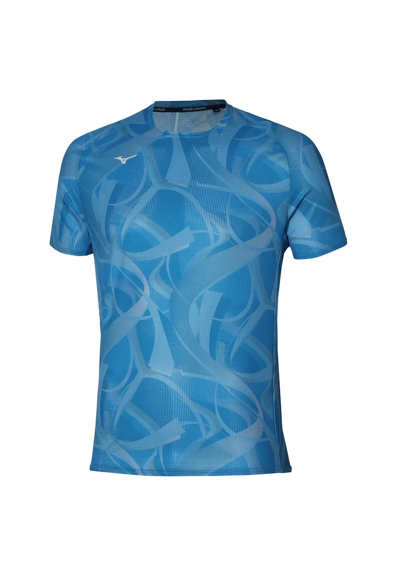 Tricou alergare barbati  Editie Limitata Paris DryAeroFlow, Albastru deschis