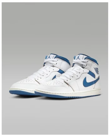 Sneakers Barbati, Air Jordan, 1 Mid SE, Piele, Alb, 44 EU 2083