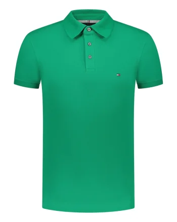 Tricou polo barbati,  Verde, Bumbac, Logo Brodat 2367, Verde