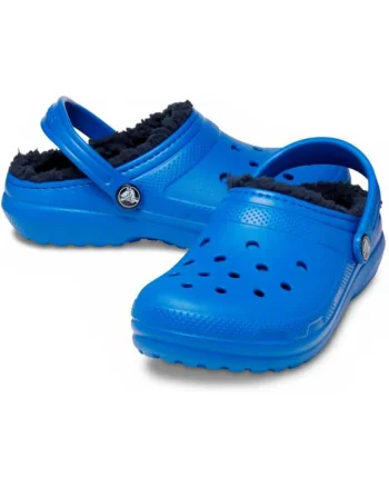 Saboti Copii,  Albastru, Captusit cu plus, Clogs 2341, Albastru
