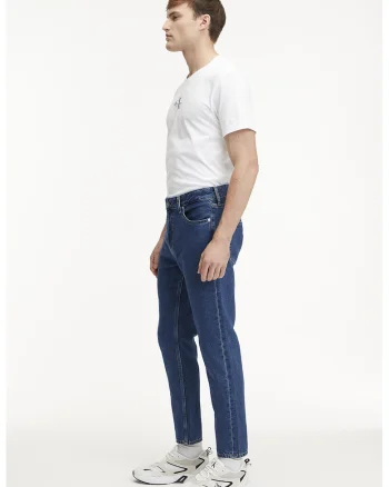 Blugi relaxed fit uni, Albastru