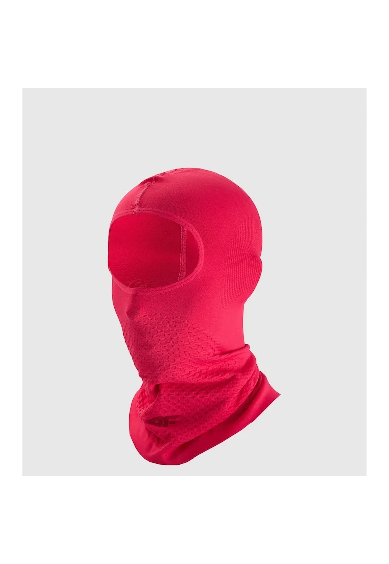 Balaclava sport, unisex  roz, poliester, fara cusaturi, S/M