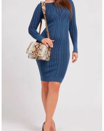 Rochie Dama,  Cambrata, Albastru marina`, Albastru aquamarin