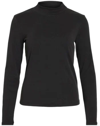 Bluza Dama,  Negru, Guler ridicat 2309, Negru