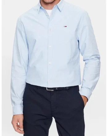Camasa Barbati,  Classic Fit, Bumbac, Albastru deschis, Albastru deschis