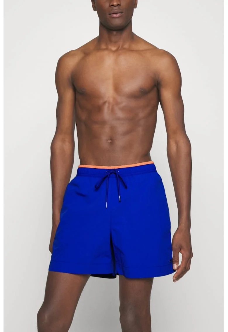 Pantaloni scurti de baie barbati,  Albastru inchis, M Albastru inchis