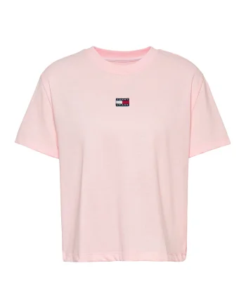 Tricou cu decolteu la baza gatului si logo -