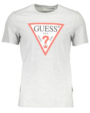 Tricou Barbati,  JEANS, 9709047, Logo, Gri