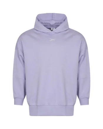 Hanorac sport dama  croiala lejera, bumbac/poliester, lila,