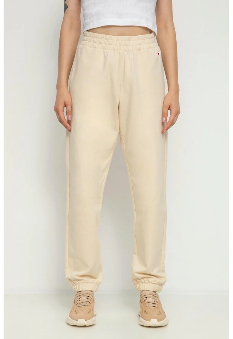Pantaloni trening dama,  Bumbac, Bej