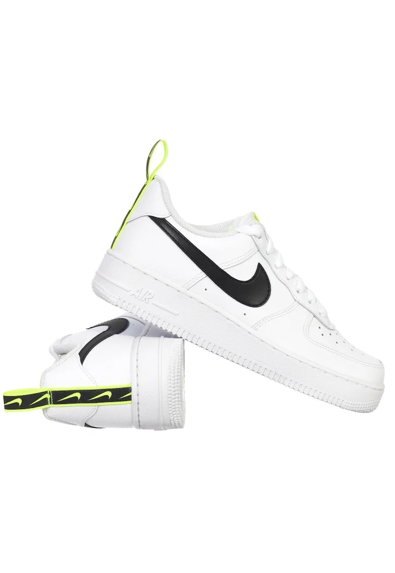 Pantofi sport barbati  Air Force 1 07 Low, alb, piele naturala, pentru fitness