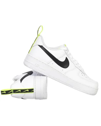 Pantofi sport barbati  Air Force 1 07 Low, alb, piele naturala, pentru fitness