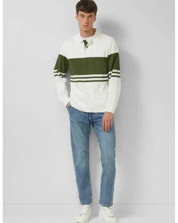 Blugi regular fit cu buzunare, Albastru