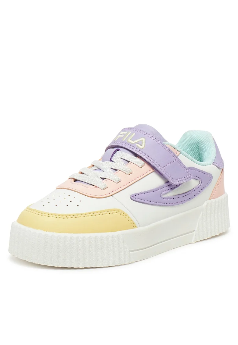 Pantofi sport copii,  MILENA VELCRO, alb, tesatura