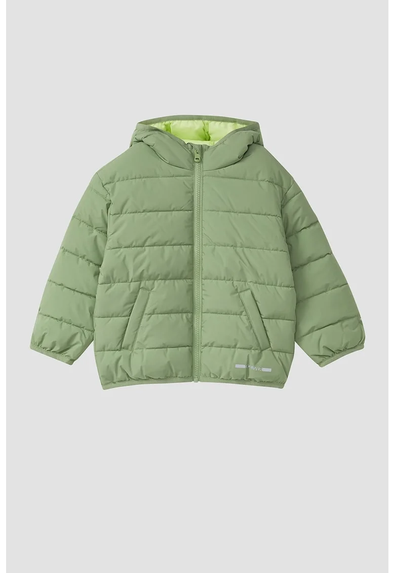 Jacheta matlasata cu gluga, Verde fistic