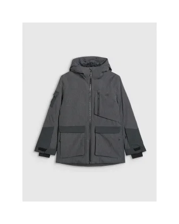 Geaca de schi copii  neagra, poliester, pentru fete,