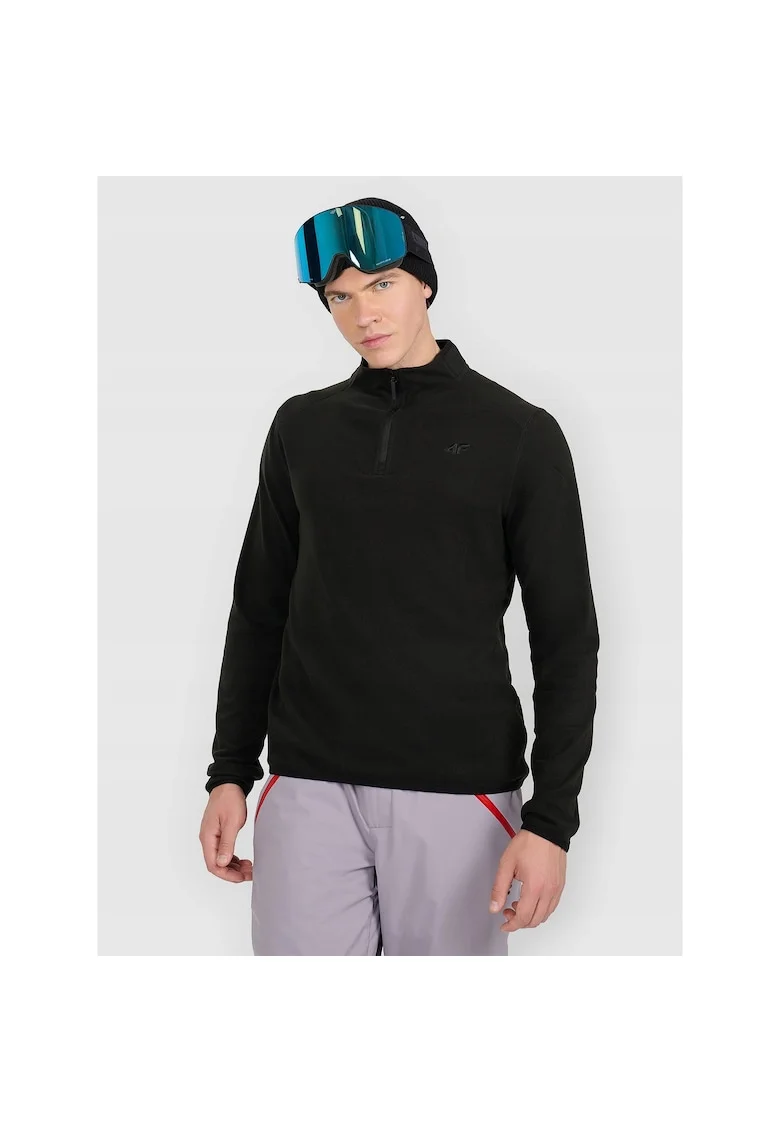 Hanorac sport barbati  negru, tehnologie 4FWarm, Negru