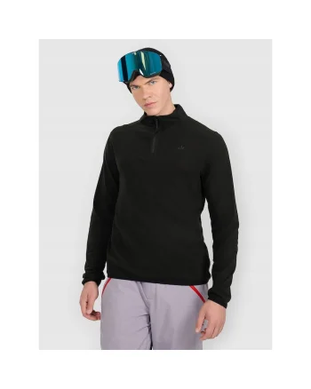 Hanorac sport barbati  negru, tehnologie 4FWarm, Negru