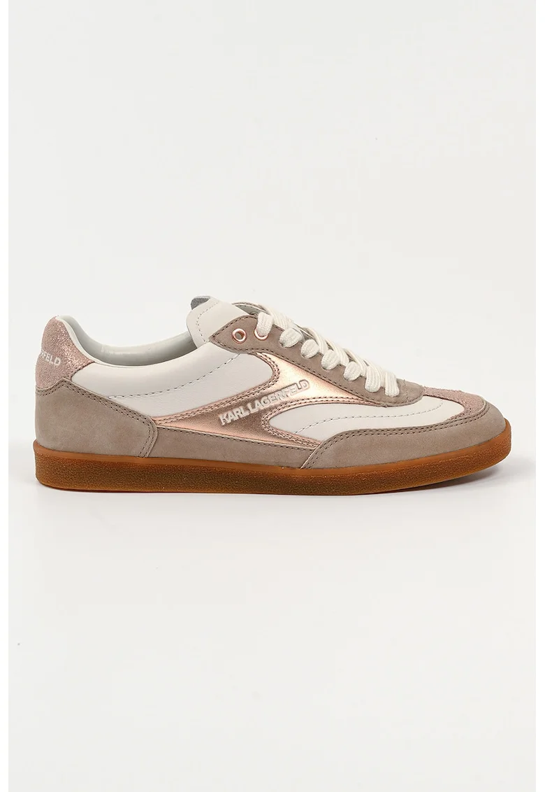 Pantofi sport din piele cu garnituri contrastante Kandidate