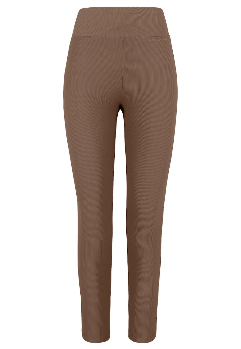 Pantaloni cu nervuri, Slim Fit, talie inalta,  N-Lisbona, maro, Maro