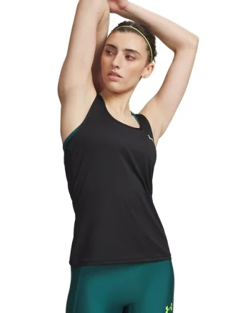 Top slim-fit din plasa cu decupaj pe partea din spate pentru fitness Tech, Negru