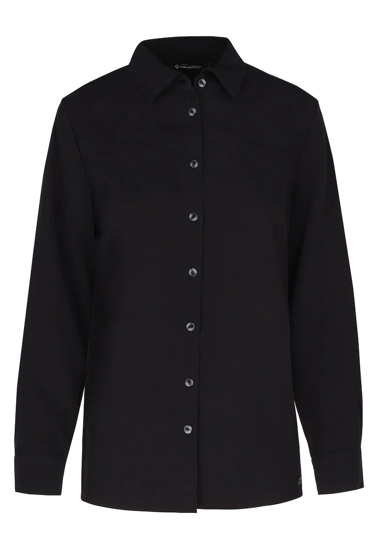 Camasa dama, casual/eleganta, Comfort Fit,  K-Akre, negru, Negru