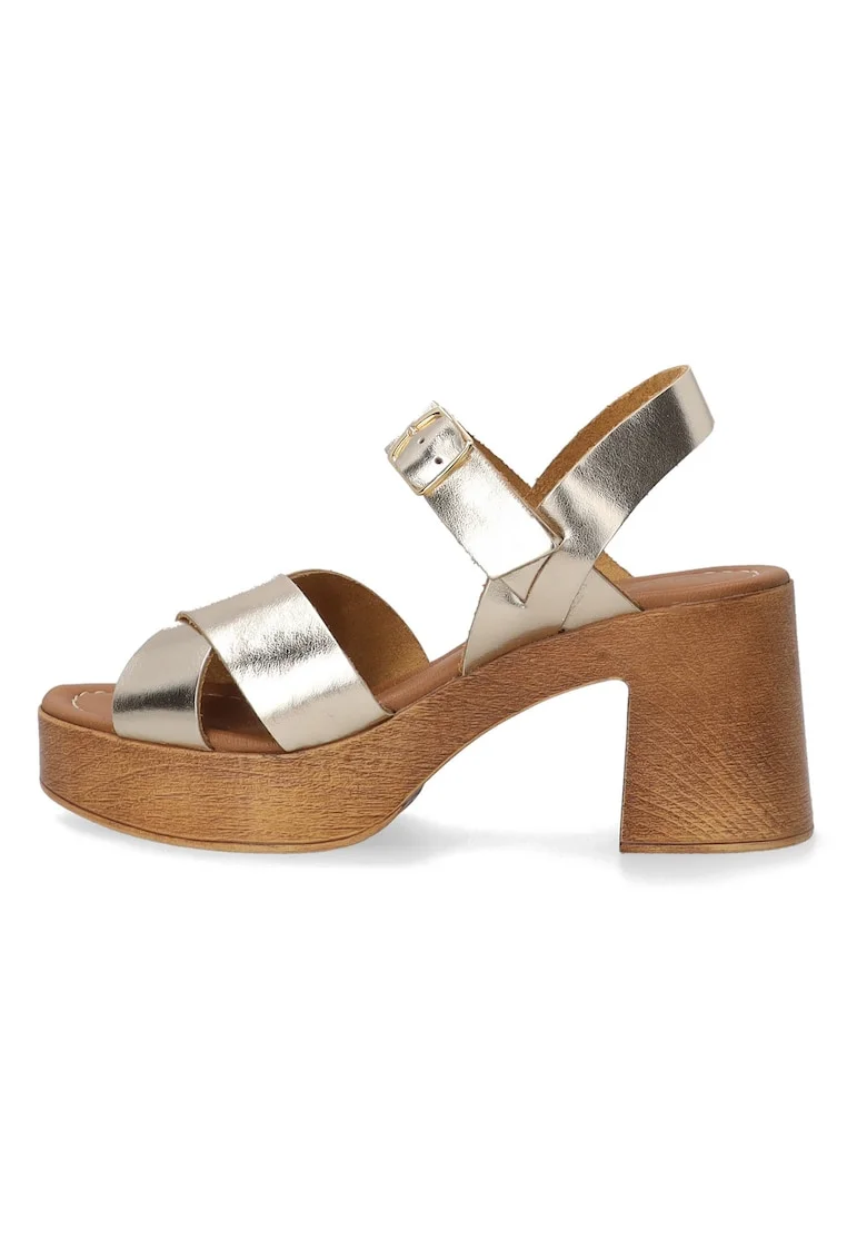 Sandale din piele cu curele incrucisate