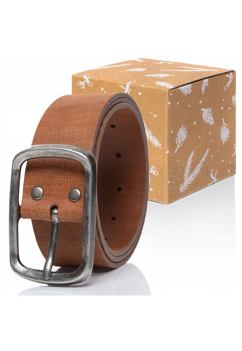 Curea Din Piele,  Sopo-Van981, Piele, Maro, Lungime:, Latime: 4, 4, Maro, Bej
