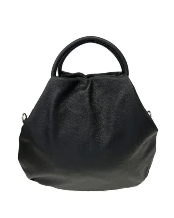 Geanta dama din piele naturala  Freira, Negru, 33 x 32 x 13 cm