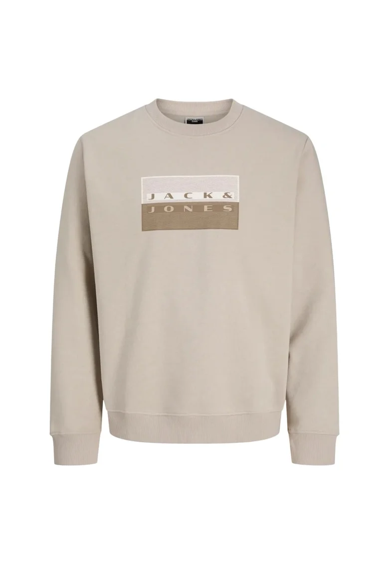 Bluza JACK &JONES Fusion Graphic Sweat Crew 54395, Bej