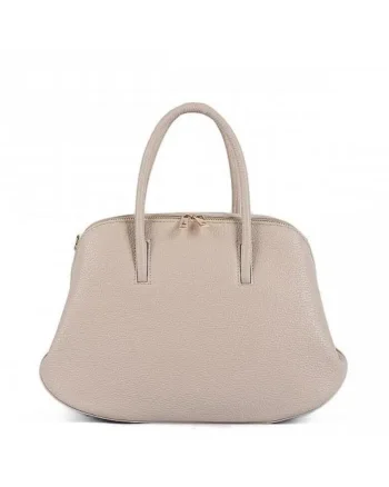 Geanta dama din piele naturala  Elaine, Roz, 29 x 20 x 11 cm