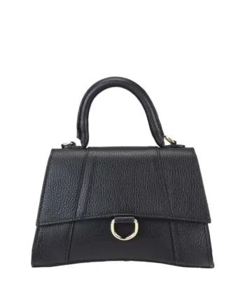 Geanta dama din piele naturala  Arden, Negru, 24 x 16 x 9 cm