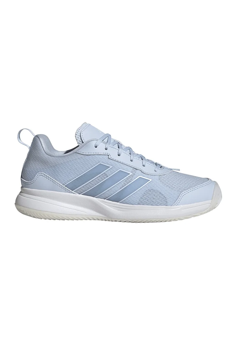 Pantofi din plasa cu garnituri sintetice, pentru tenis Ava Flash, Albastru glaciar