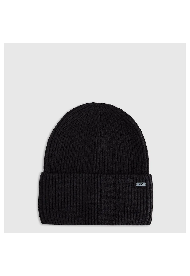Caciula beanie dama,  neagra, M, din poliester