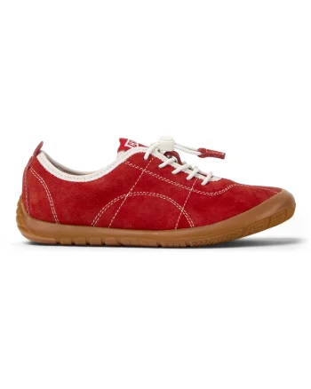 Pantofi sport Peu Path din piele nabuc, Rosu