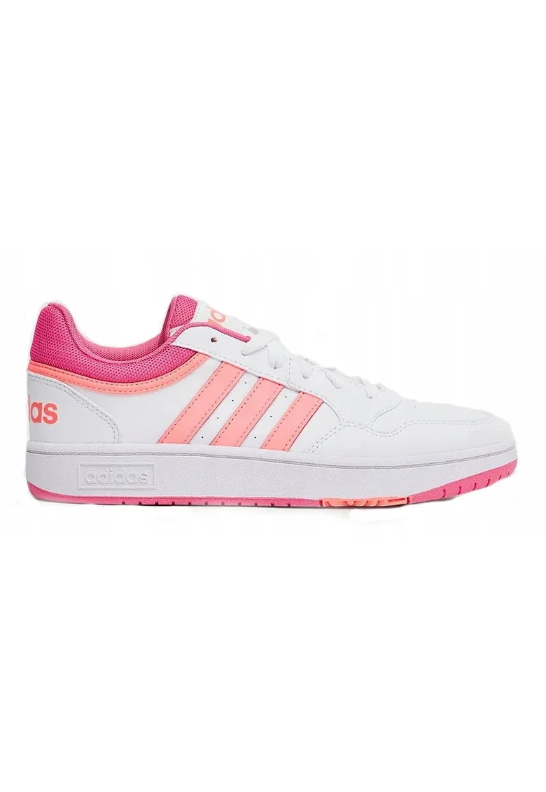 i ADIDAS HOOPS albi, Alb/Roz