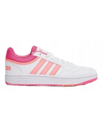 i ADIDAS HOOPS albi, Alb/Roz