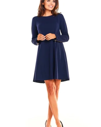 Rochie Rochie dama  poliester, A661, Bleumarin