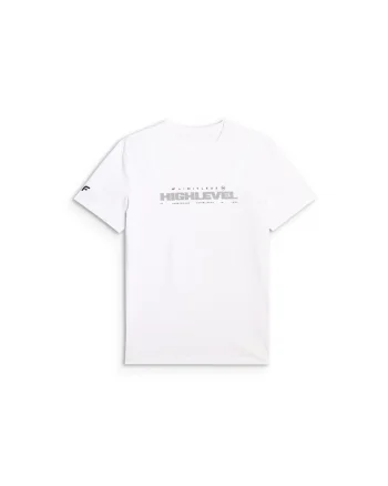 Tricou barbat  bumbac confortabil, alb