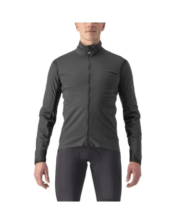Jacheta ciclism barbati  Alpha Ultimate Insulated, impermeabila respirabila, antracit, Gri antracit