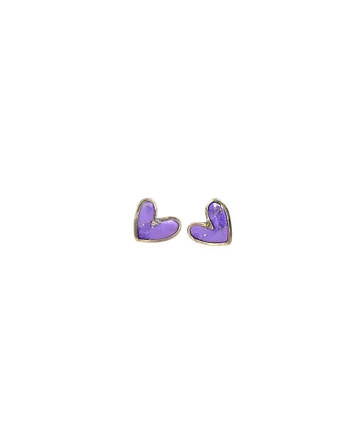 Cercei Demi, Auriu/Violet