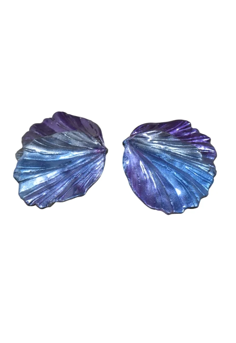 Cercei Calliope, Violet/Albastru