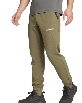 Pantaloni cu logo, pentru drumetii Olistr, Kaki