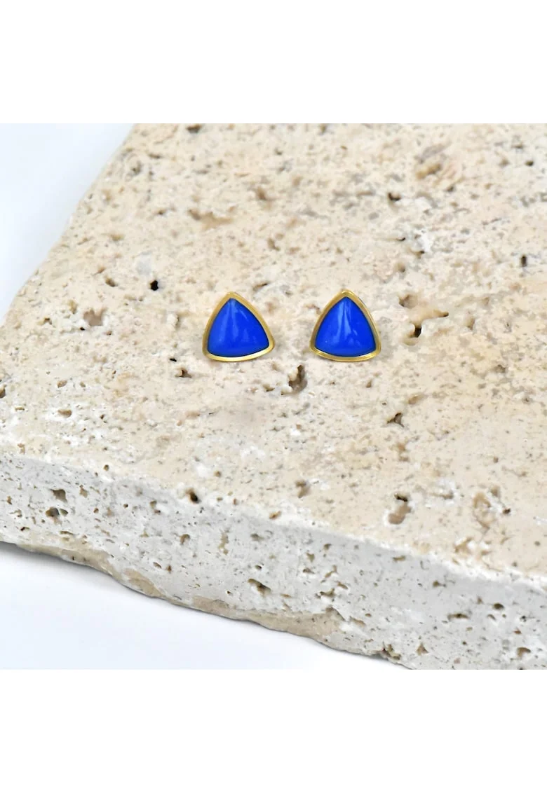 Cercei  lut polimeric si rasina epoxidica, multicolor, 5x5cm