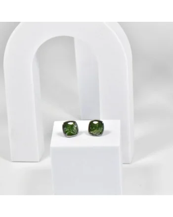 Cercei Xeni, Verde/Argintiu